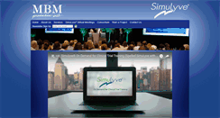 Desktop Screenshot of mbmproductions.com